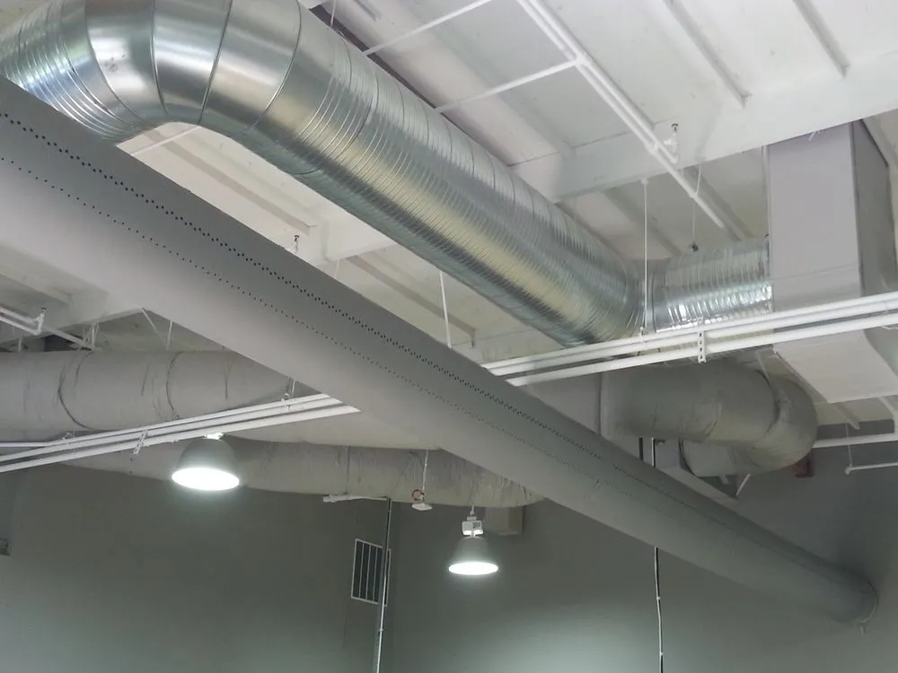 Spiral and fabric duct
